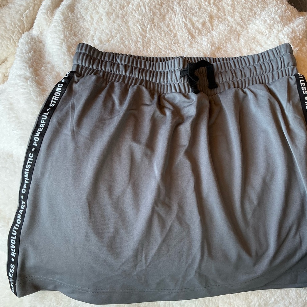 City Streets Charcoal Mini Skirt